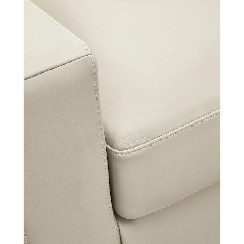 Divanetto Loveseat Beige Treasure Trove, 67"L x 40"P x 40"H