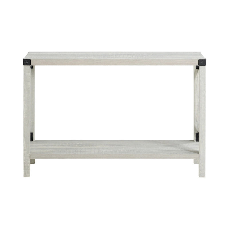 Tavolo da ingresso X-Frame in stile rustico da 46 pollici