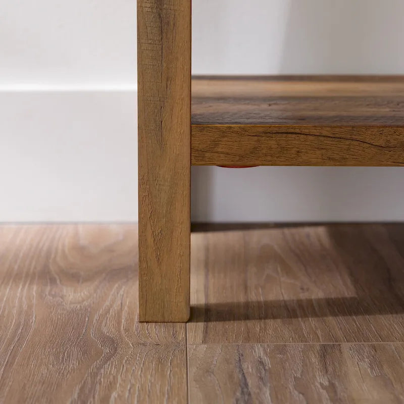Tavolo da ingresso X-Frame in stile rustico da 46 pollici
