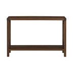 Tavolo da ingresso X-Frame in stile rustico da 46 pollici