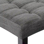 Panca trapuntata California Fabric