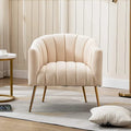 Sedia da toeletta moderna Glam in velluto con gambe in metallo dorato