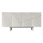 Madia credenza a 4 ante in legno Mid-Century