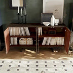 Madia credenza a 4 ante in legno Mid-Century