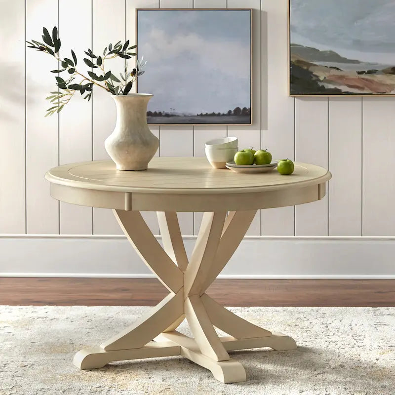Tavolo da pranzo rotondo in stile country Simple Living Vintner