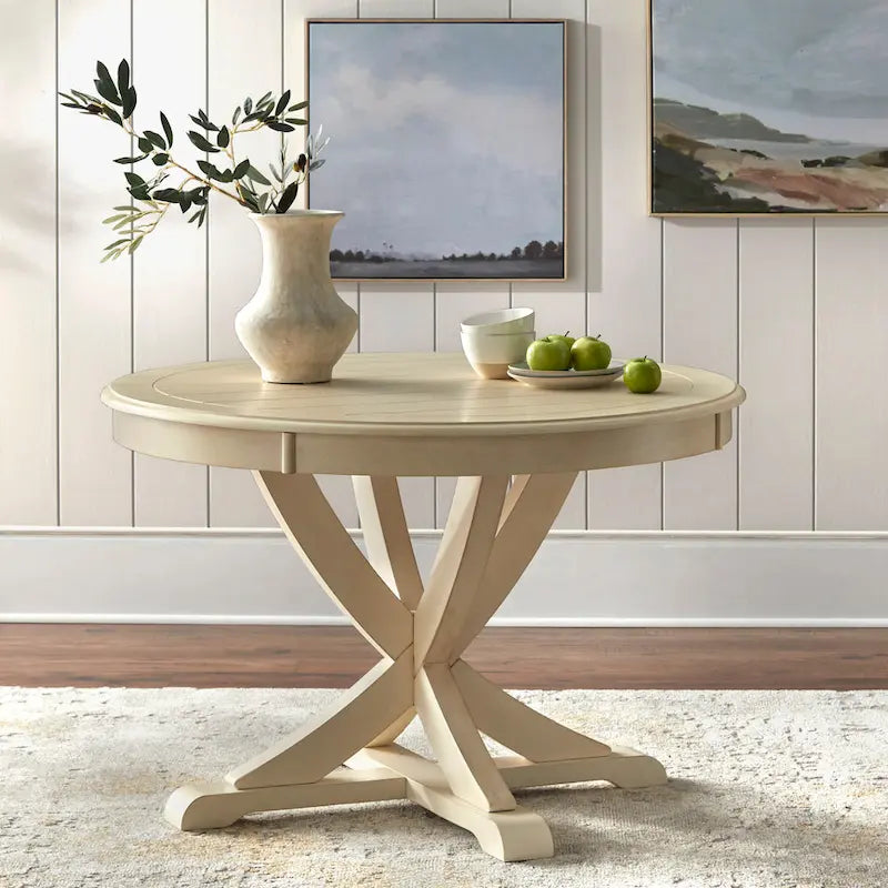 Tavolo da pranzo rotondo in stile country Simple Living Vintner