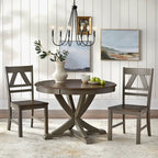 Tavolo da pranzo rotondo in stile country Simple Living Vintner