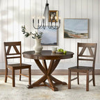 Tavolo da pranzo rotondo in stile country Simple Living Vintner