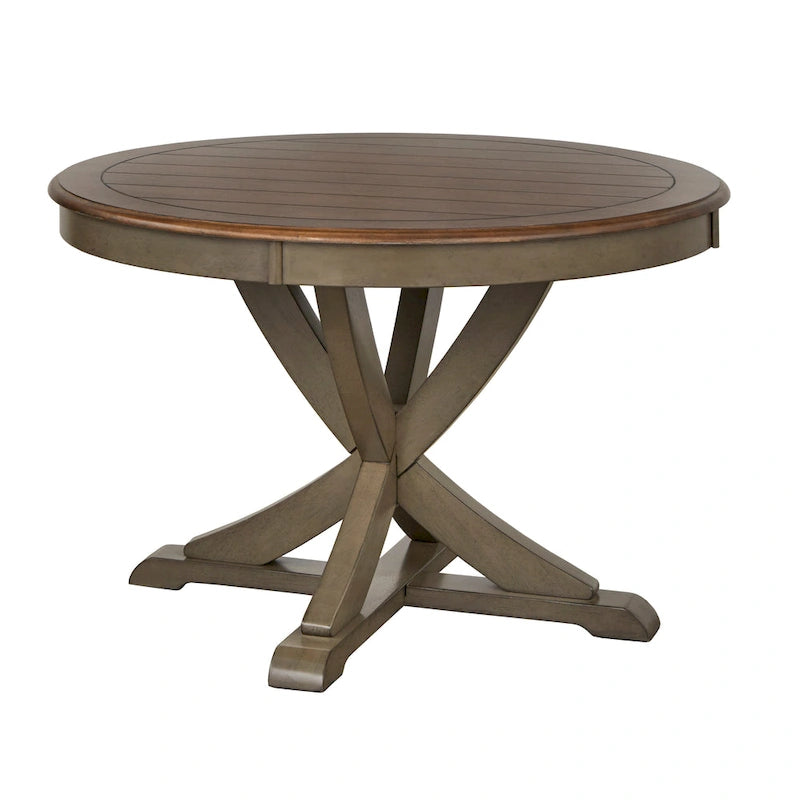 Tavolo da pranzo rotondo in stile country Simple Living Vintner