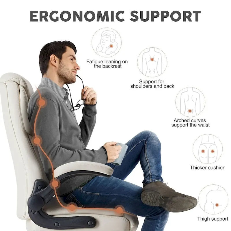 Sedia da Ufficio Direzionale Ergonomica ad Alto Schienale