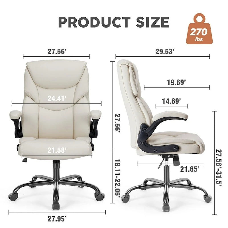 Sedia da Ufficio Direzionale Ergonomica ad Alto Schienale