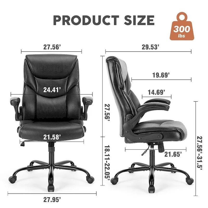 Sedia da Ufficio Direzionale Ergonomica ad Alto Schienale