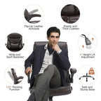 Sedia da Ufficio Direzionale Ergonomica ad Alto Schienale