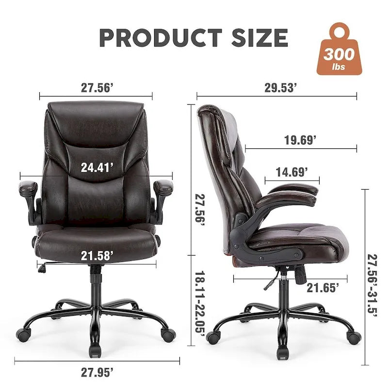 Sedia da Ufficio Direzionale Ergonomica ad Alto Schienale