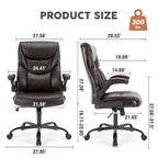 Sedia da Ufficio Direzionale Ergonomica ad Alto Schienale