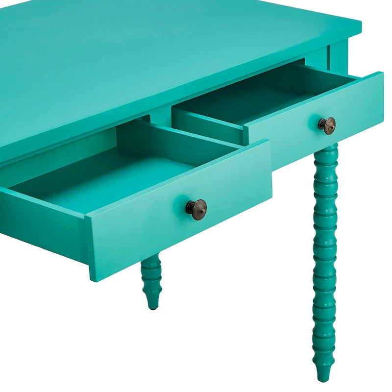Scrivania da ufficio Lyndale con 2 cassetti e gambe Helix