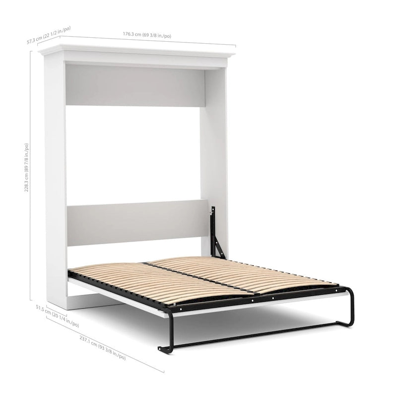 Versatile letto matrimoniale a scomparsa da 70W per stanze multiuso