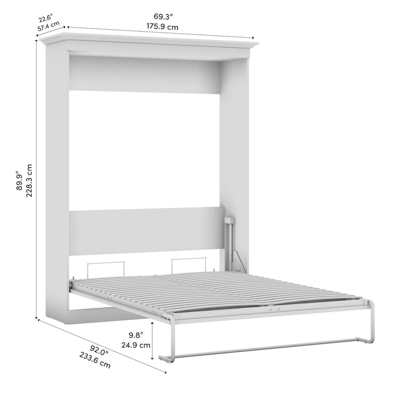 Versatile letto matrimoniale a scomparsa da 70W per stanze multiuso