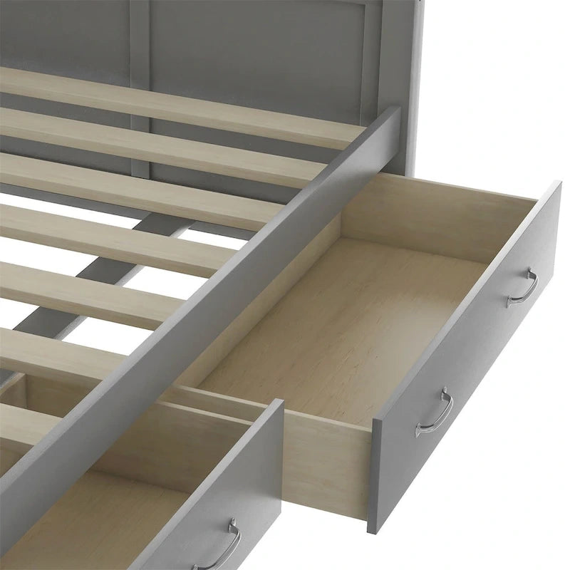 Divano letto singolo con 2 ampi cassetti contenitore e struttura a X