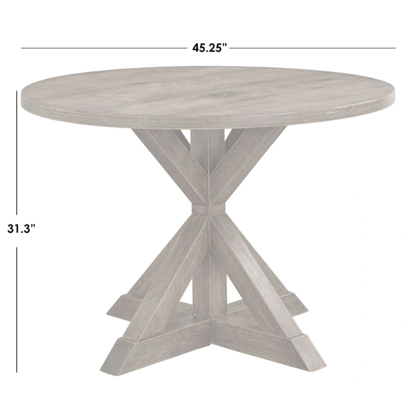 Set da pranzo Simple Living Rose con piedistallo