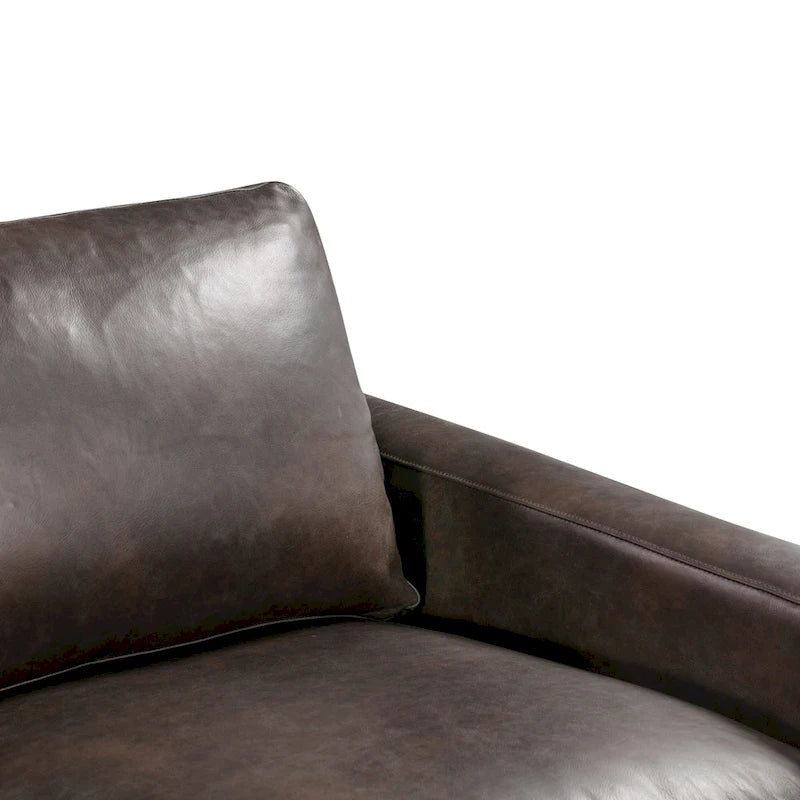 Divano in vera pelle pieno fiore italiana Sorrento