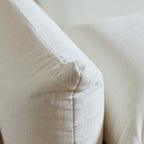 130 Divano componibile a U, Sezionale minimalista in ciniglia a 6 posti con chaise longue reversibile e pouf