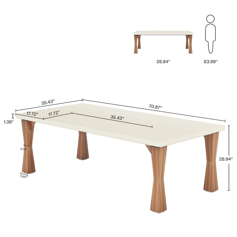 Scrivania direzionale, 180 L x 90 P cm, grande scrivania da ufficio, scrivania moderna per computer