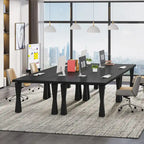 Scrivania direzionale, 180 L x 90 P cm, grande scrivania da ufficio, scrivania moderna per computer