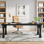Scrivania direzionale, 180 L x 90 P cm, grande scrivania da ufficio, scrivania moderna per computer